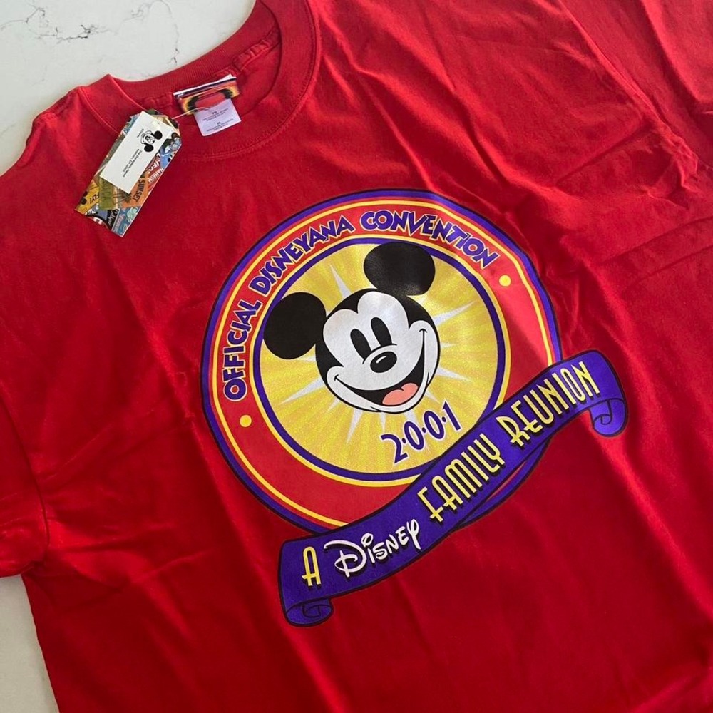 NWT Disney Disneyana‎  2001 convention Mickey Mouse tshirt size XL